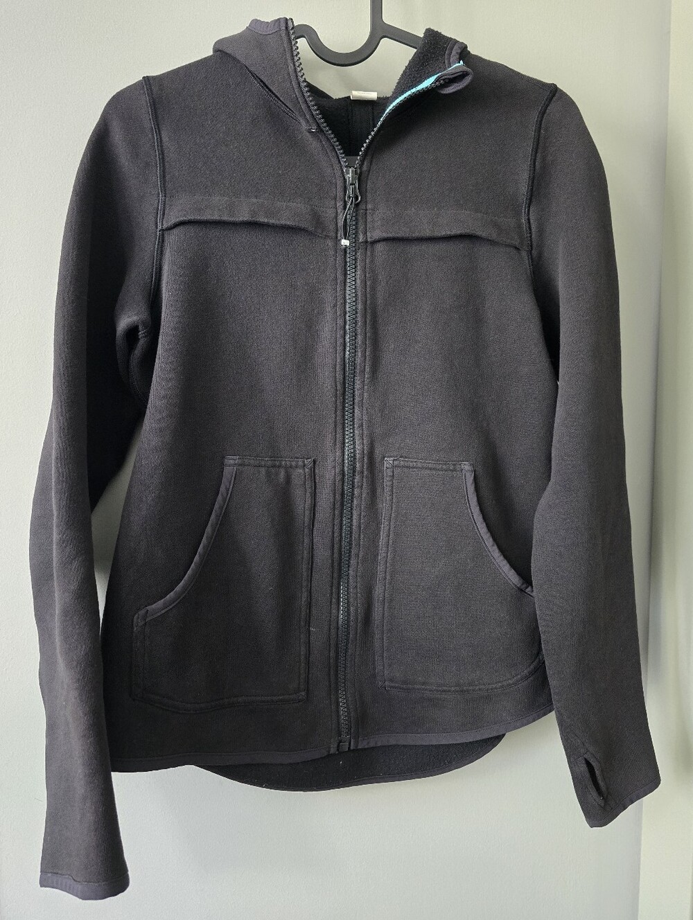 Ivivva Black Zip Hoodie Jacket Size 14